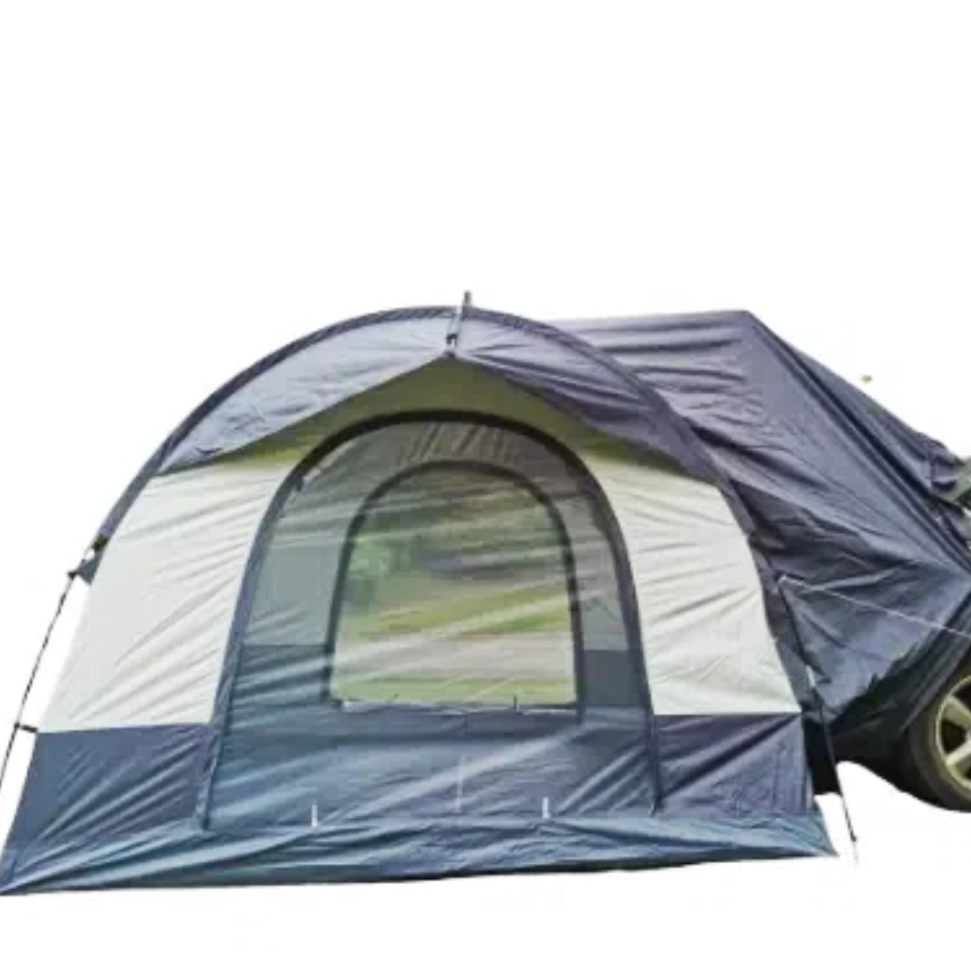 Portable Self-Driving Tunnel Side Car Awning, SUV Rear Tailgate Sun Protection Camping Shade Tent