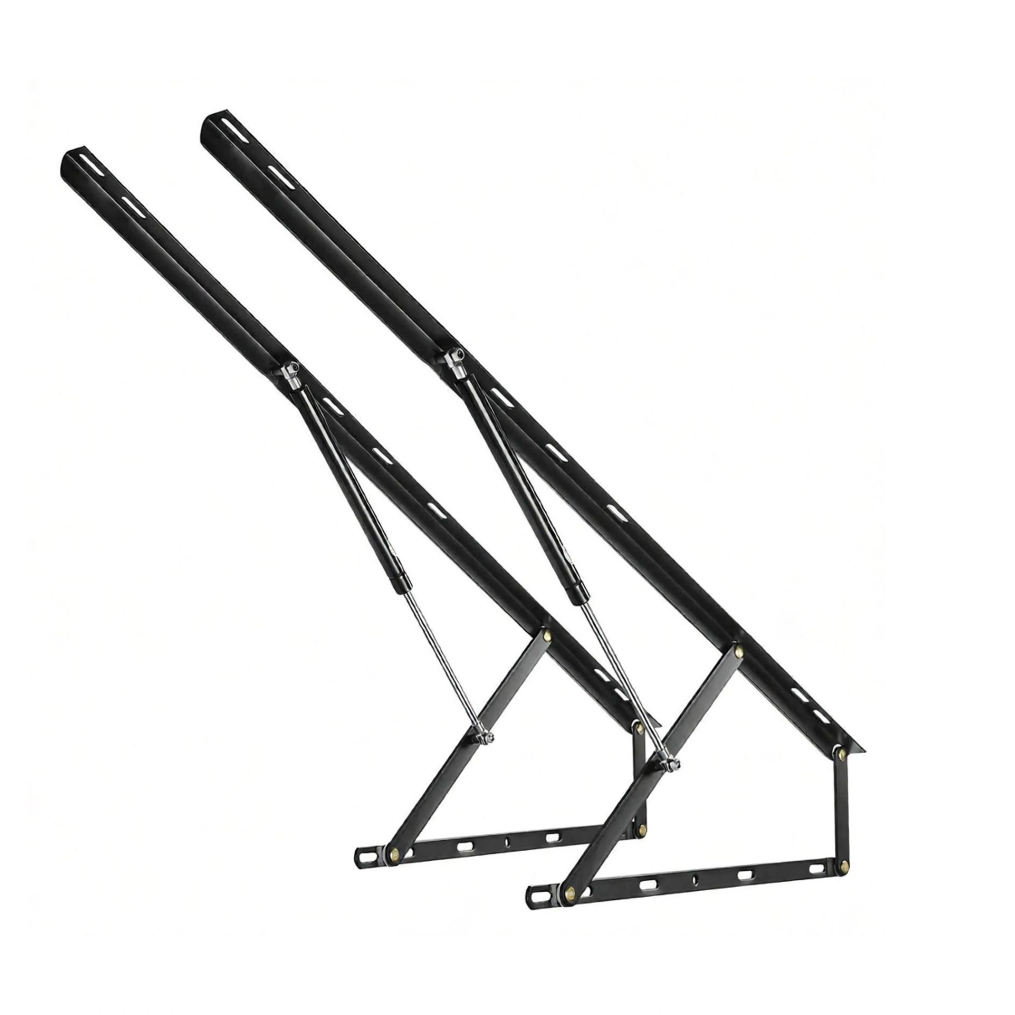 Bed Lift Hardware Kit, 59x71 in Compatible, 154 lbs Load Bearing Folding Wall Bed Mechanism for Guest Room view 2