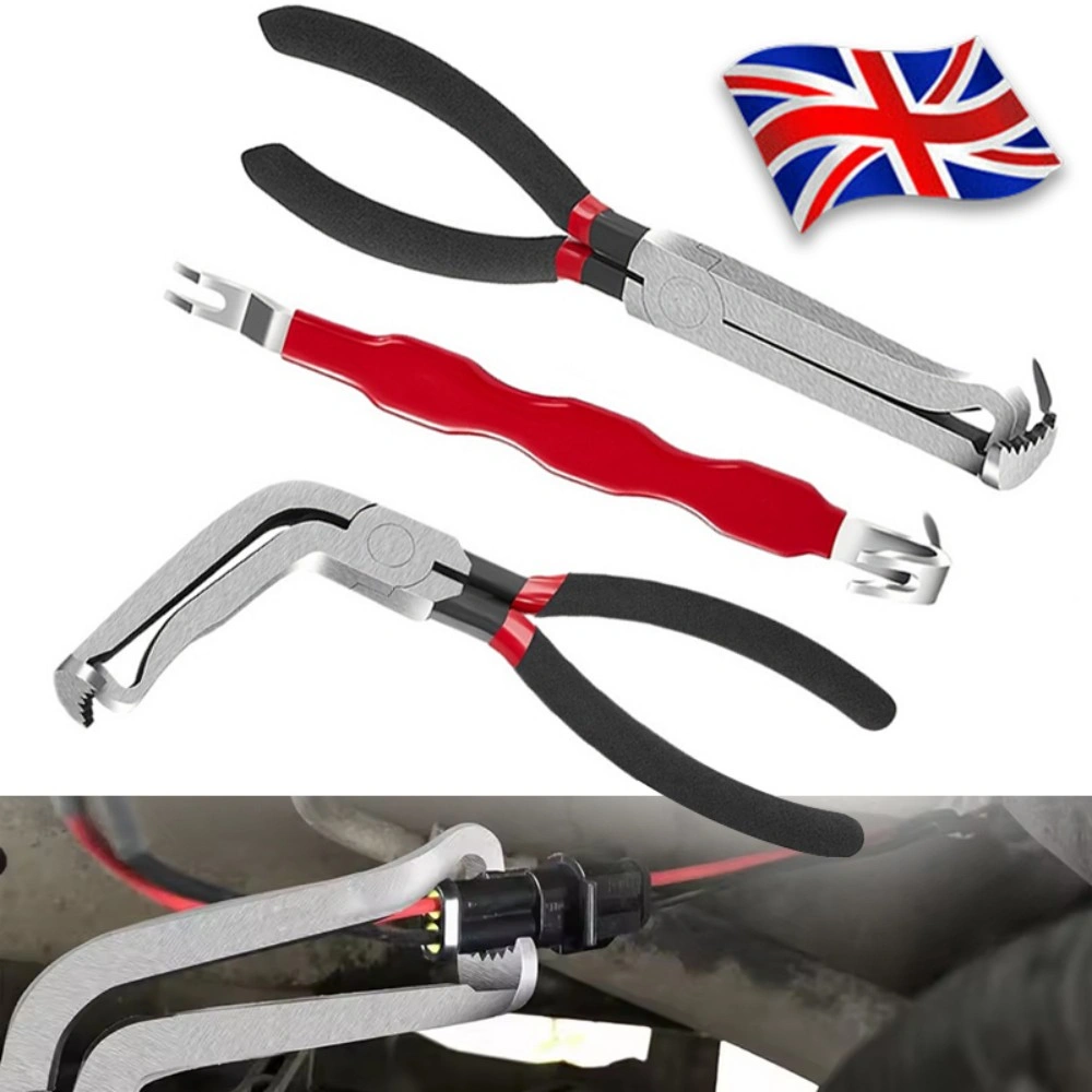 3x Automotive Electrical Connector Disconnect Pliers Car Wiring Plug Removal Tool Set view 2