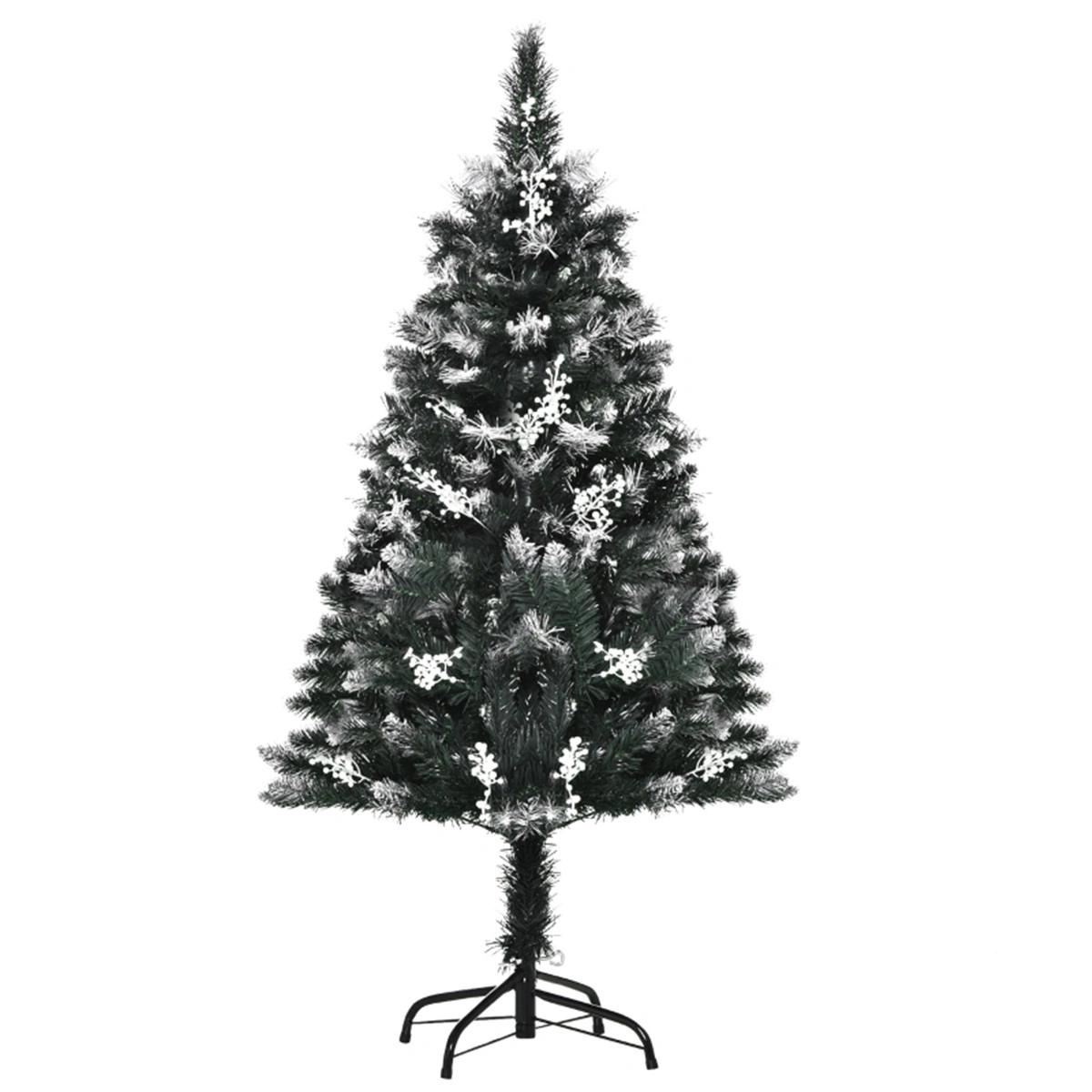4 ft Christmas Tree - Pre-Lit Artificial Christmas Tree with LED Lights, Full Dense Pine Style for Indoor Home Holiday Decor, 4 Feet view 2