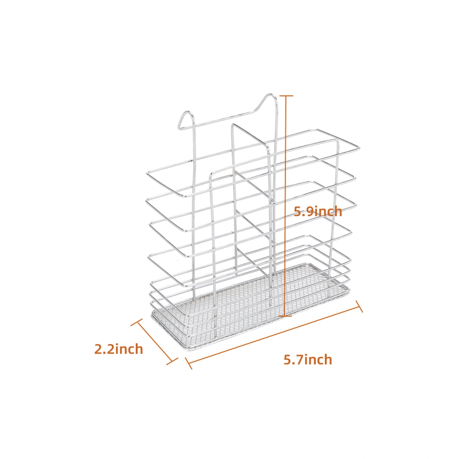 Multifunctional S-Shaped Dual Layer Dish Drying Rack, Bowls Plates Chopsticks Spoon Shelf view 3