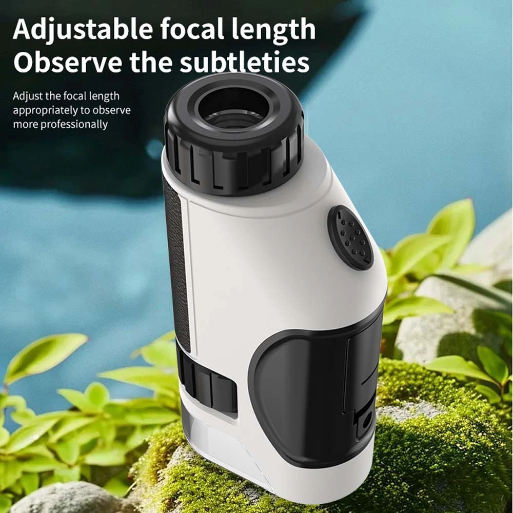 Kids Mini Microscope 50X-300X Magnification, Handheld Portable Science Toy for Kids, Junior Student Laboratory Discovery Microscope view 6