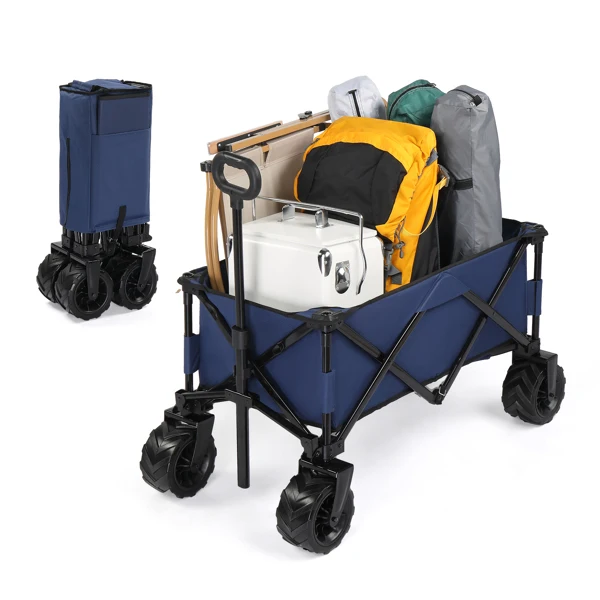42*22*36inch Blue Garden Folding Cart view 4