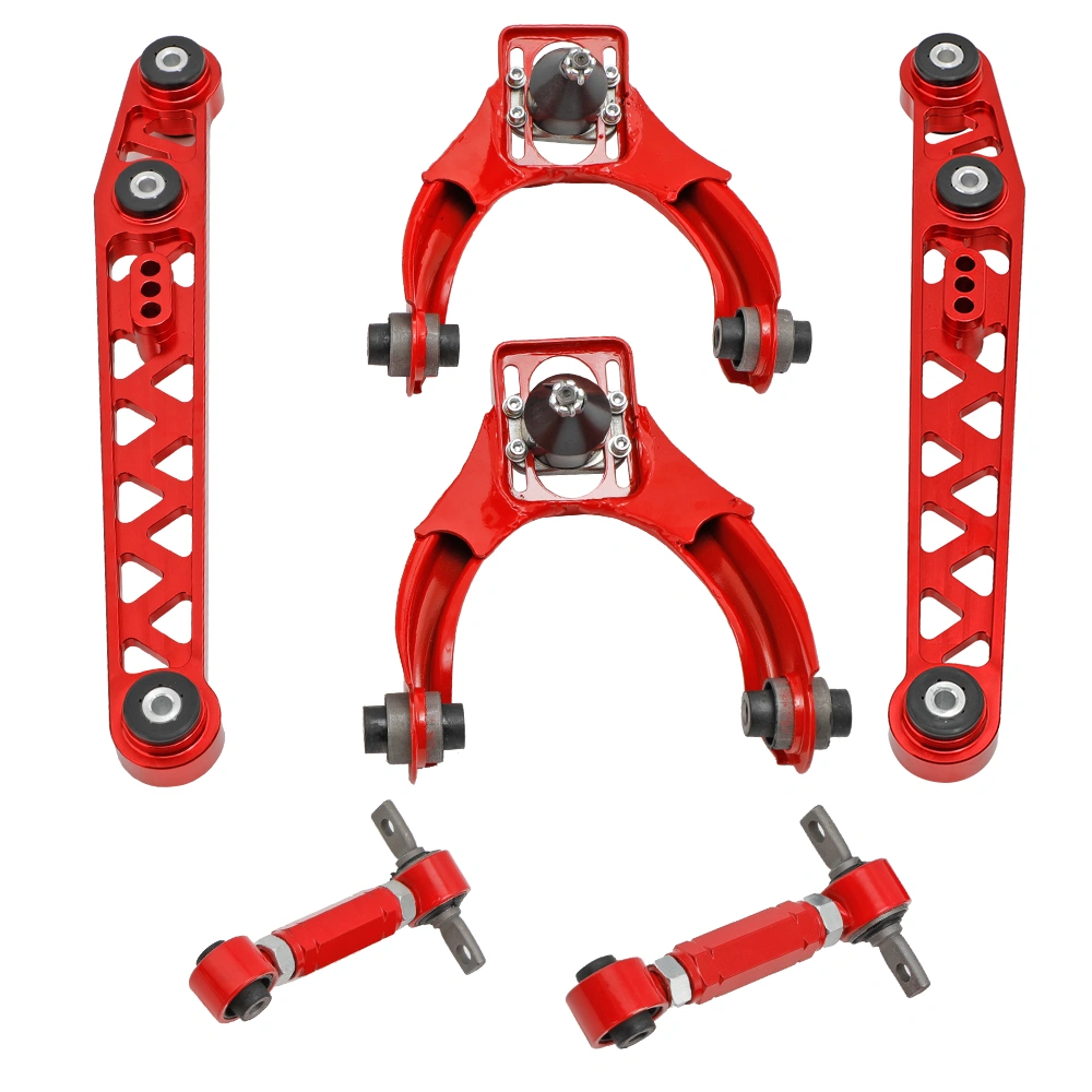 6x Front Rear Camber Adjustment Kit + Lower Control Arms for Honda Civic EK3 EK4 EK5 EJ6 EJ7 EJ8 EJ9 EM1 1996- view 2