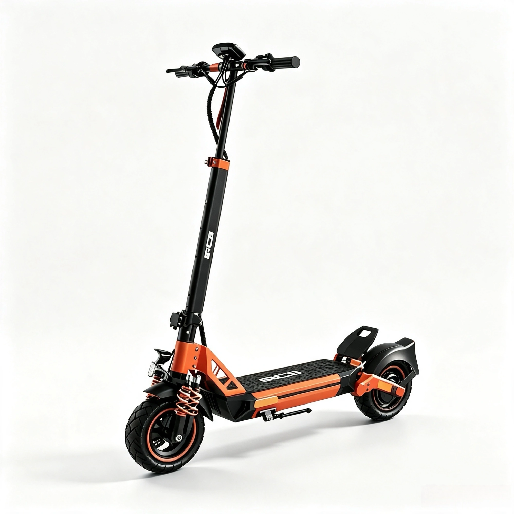 RCB D5 Foldable Electric Scooter 500W Motor 27Ah Battery 25KM/H with Front Rear Suspension 10 Inch Tyres Long Range Commuter E-Scooter view 2