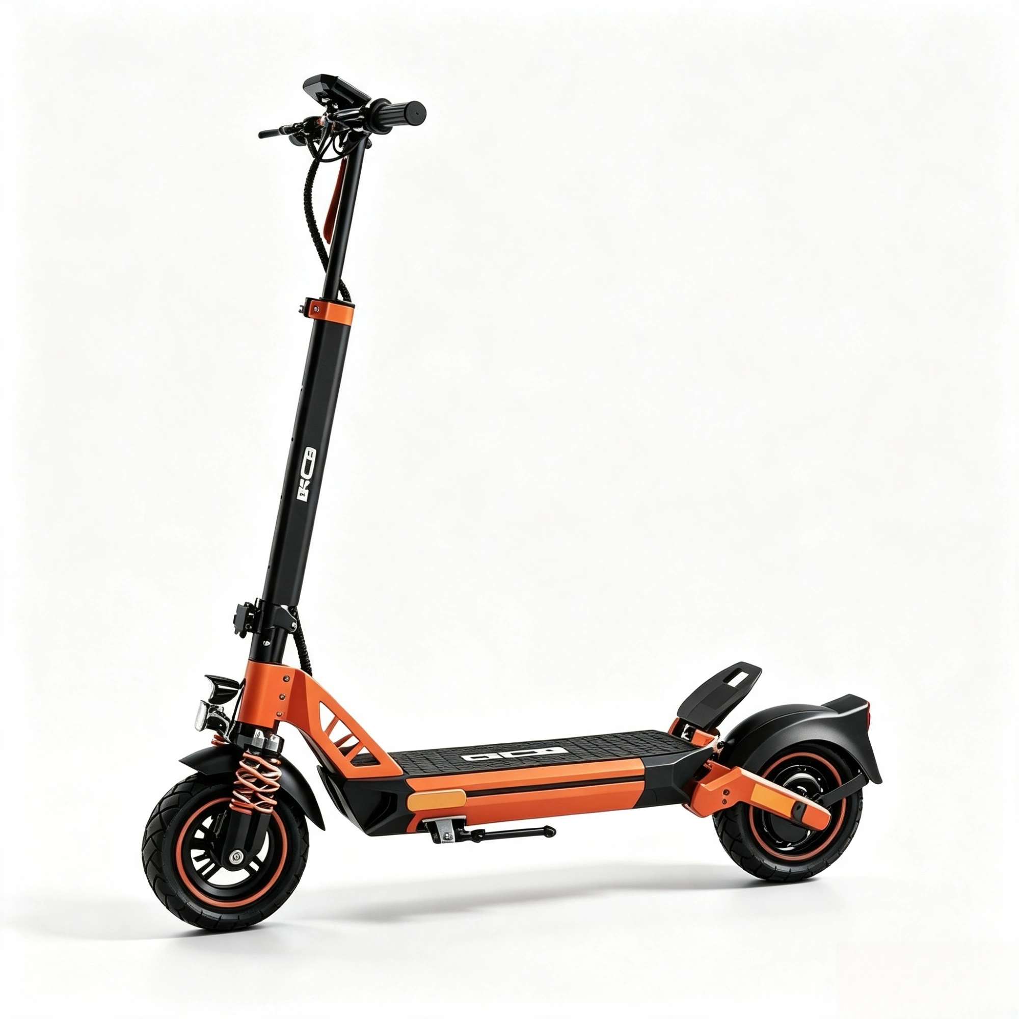 RCB D5 Foldable Electric Scooter 500W Motor 27Ah Battery 25KM/H with Front Rear Suspension 10 Inch Tyres Long Range Commuter E-Scooter view 3