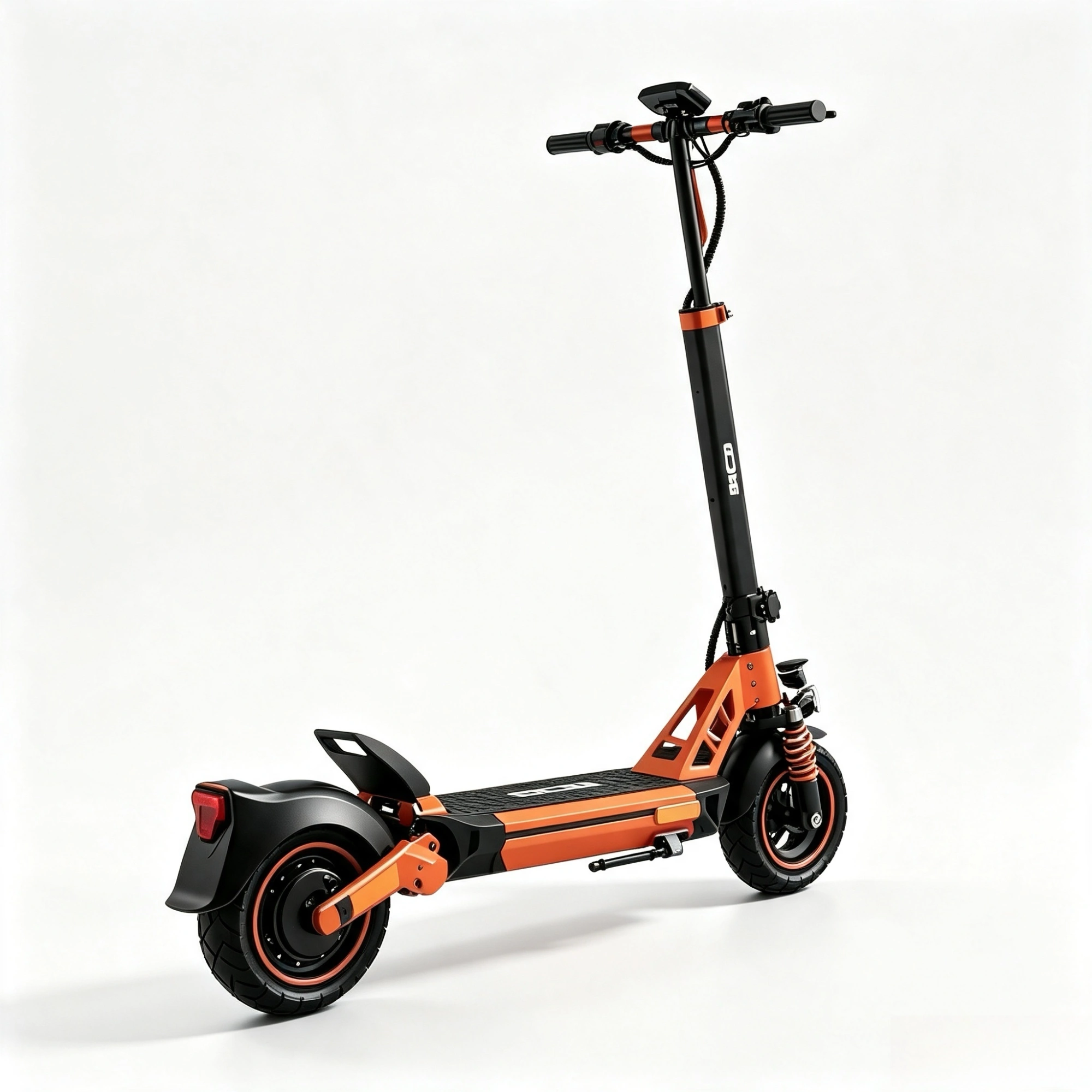 RCB D5 Foldable Electric Scooter 500W Motor 27Ah Battery 25KM/H with Front Rear Suspension 10 Inch Tyres Long Range Commuter E-Scooter view 4