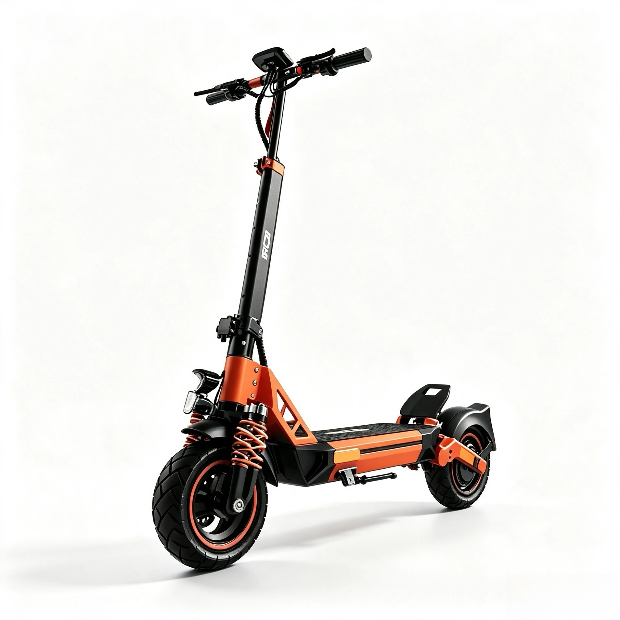 RCB D5 Foldable Electric Scooter 500W Motor 27Ah Battery 25KM/H with Front Rear Suspension 10 Inch Tyres Long Range Commuter E-Scooter view 5