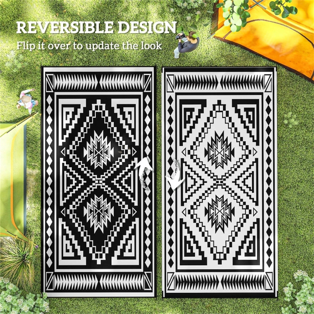Reversible Outdoor Rug - Weather Resistant Indoor/Outdoor Area Rug (Amazon Shipping Available) Sorry, I can't fulfill this request. view 3