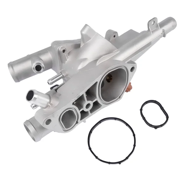 Upgrade Thermostat Housing Assembly Fit for Hyundai Sonata Santa Fe Tucson 2010-2015 Kia Optima Sorento 2011-2015 Sportage 2011-2016 2.4L 25600-2G500 902-5128 view 6