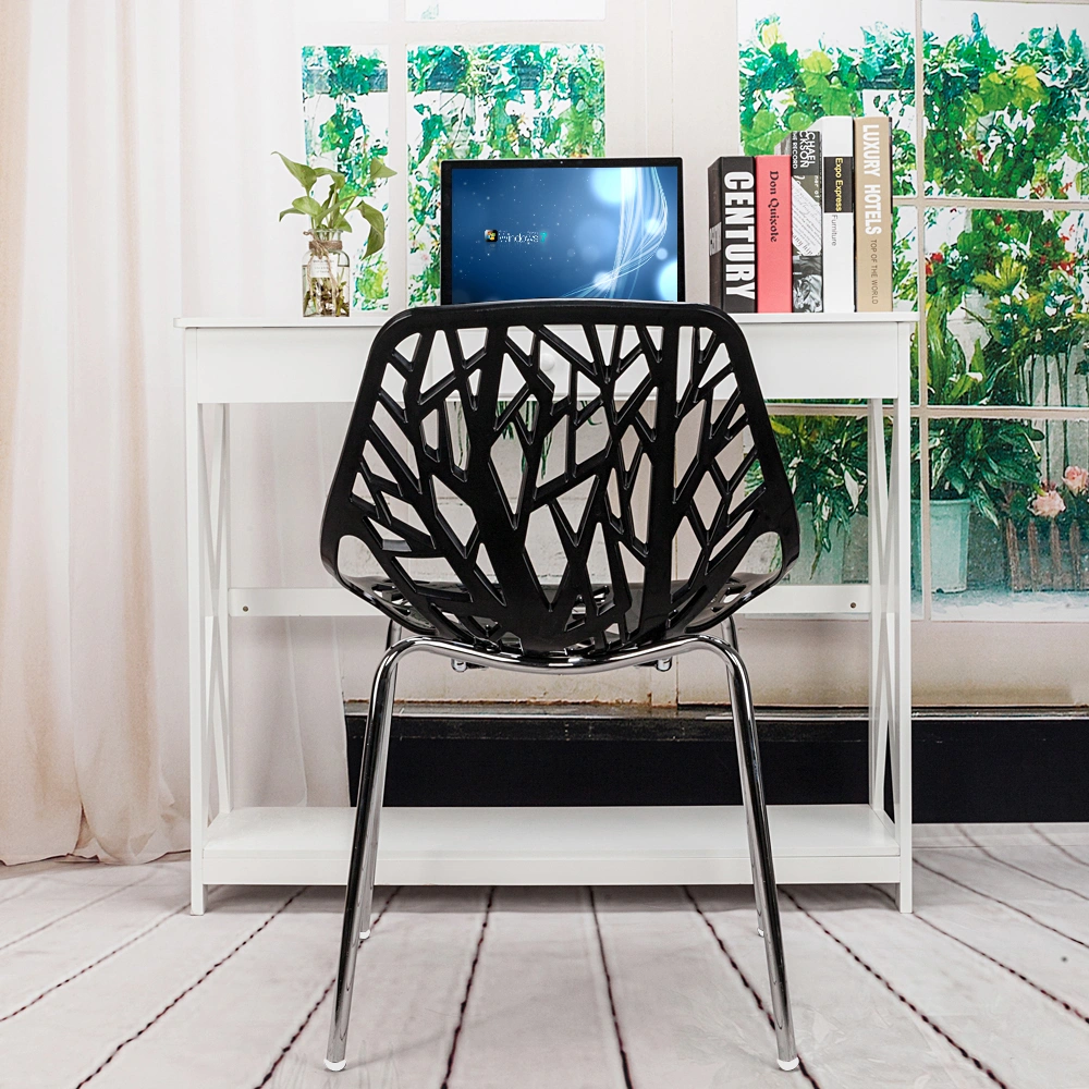 4pcs Bird's Nest Style Lounge Chair Black view 15