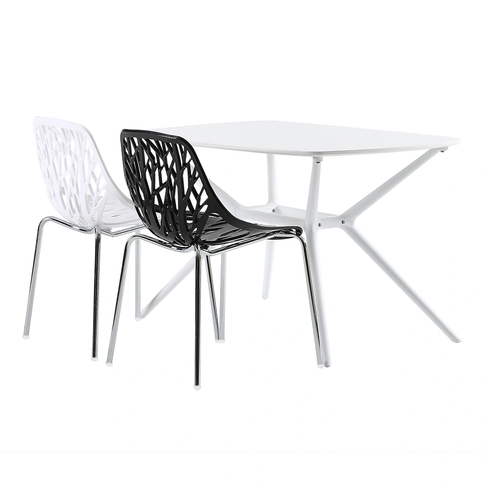 4pcs Bird's Nest Style Lounge Chair Black view 18
