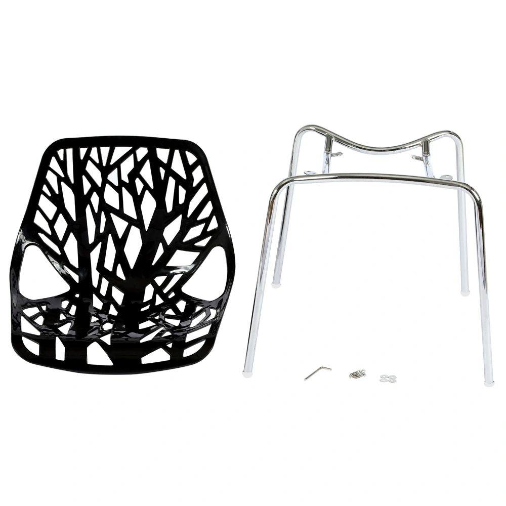 4pcs Bird's Nest Style Lounge Chair Black view 38