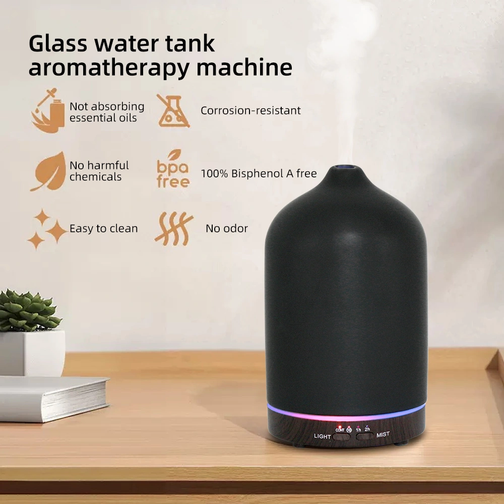 200ml Aromatherapy Humidifier with 7 Color LED Lights, 3 Essential Oils, Timer & Auto Shut-Off for Bedroom, Yoga, Office view 5