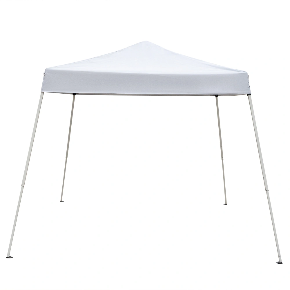 2.4x2.4m Waterproof Folding Tent Portable Canopy White, Outdoor Garden Party Gazebo Shelter for Home & Camping view 23
