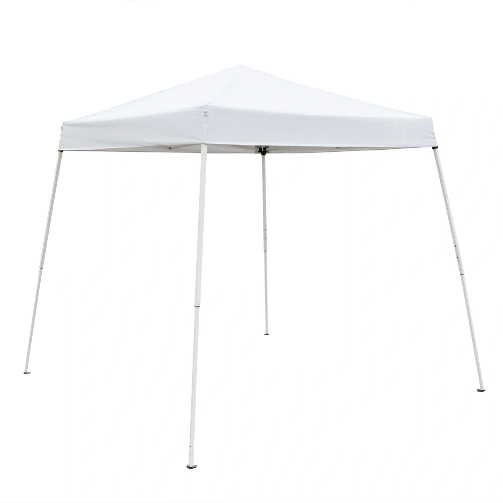 2.4x2.4m Waterproof Folding Tent Portable Canopy White, Outdoor Garden Party Gazebo Shelter for Home & Camping view 25