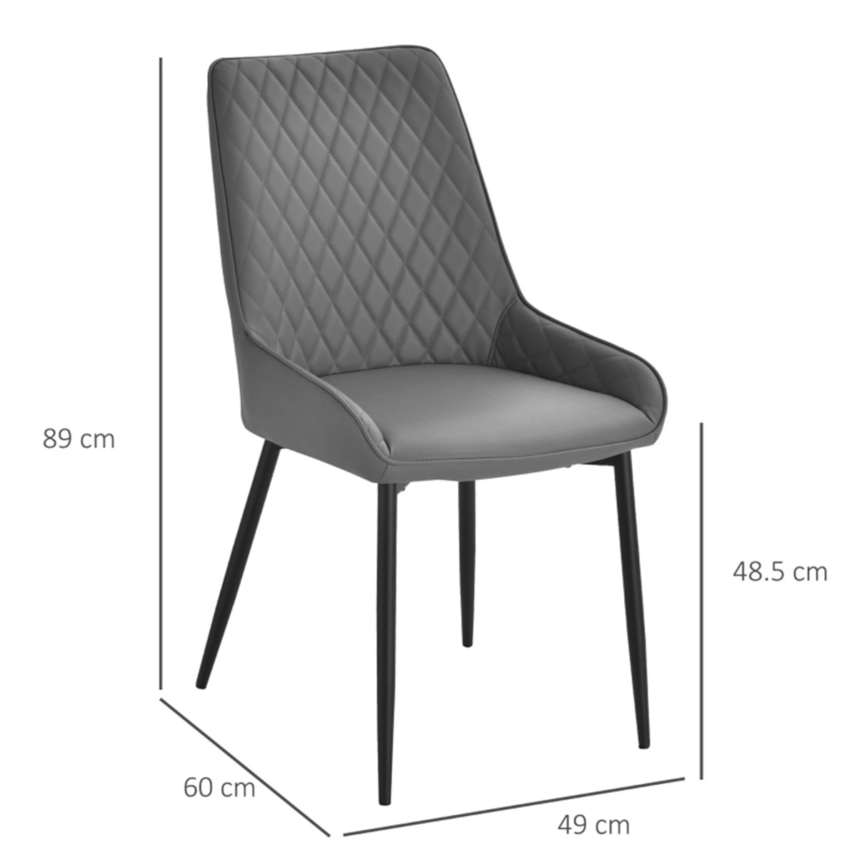 Industrial Bar Stools 24", Set of 2 Counter Height Dining Chair, Metal Frame Office Chair with Footrest, Walnut Wood Seat view 3