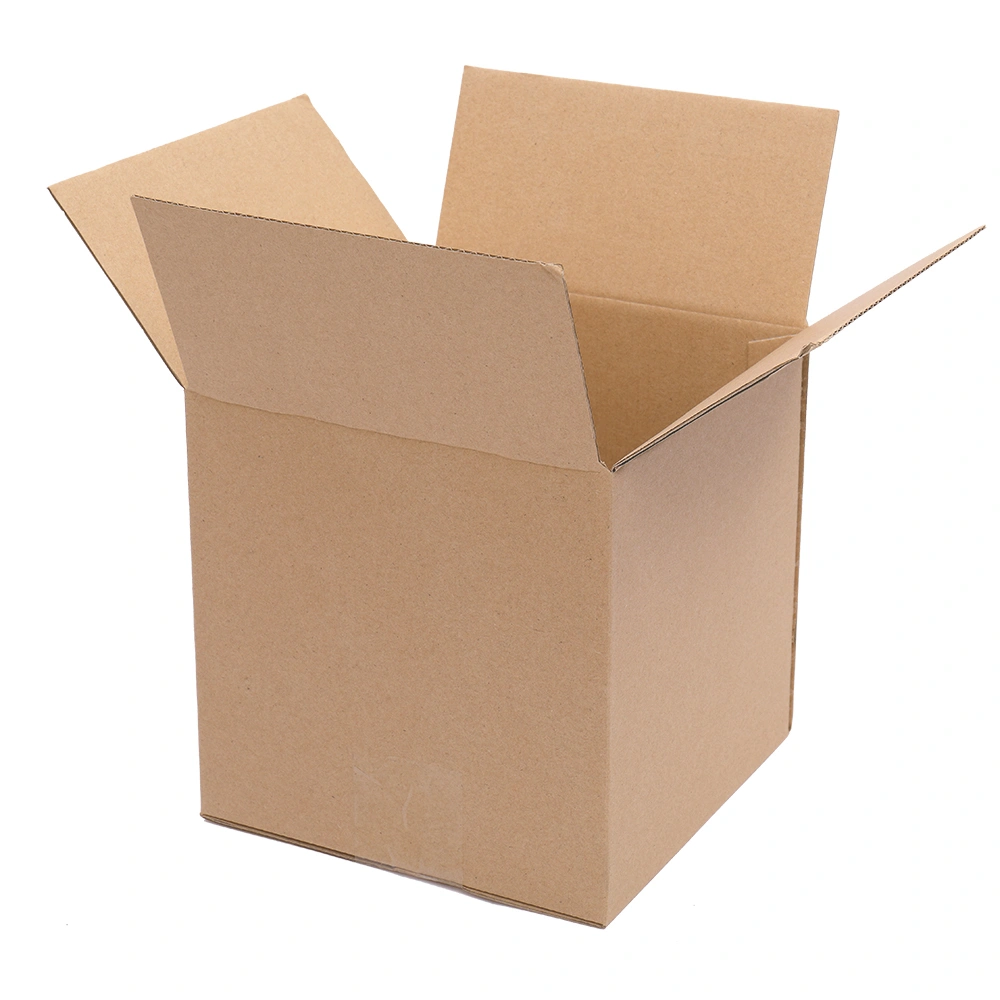100 Corrugated Paper Boxes 6x6x6"(15.2*15.2*15.2cm)Yellow view 11