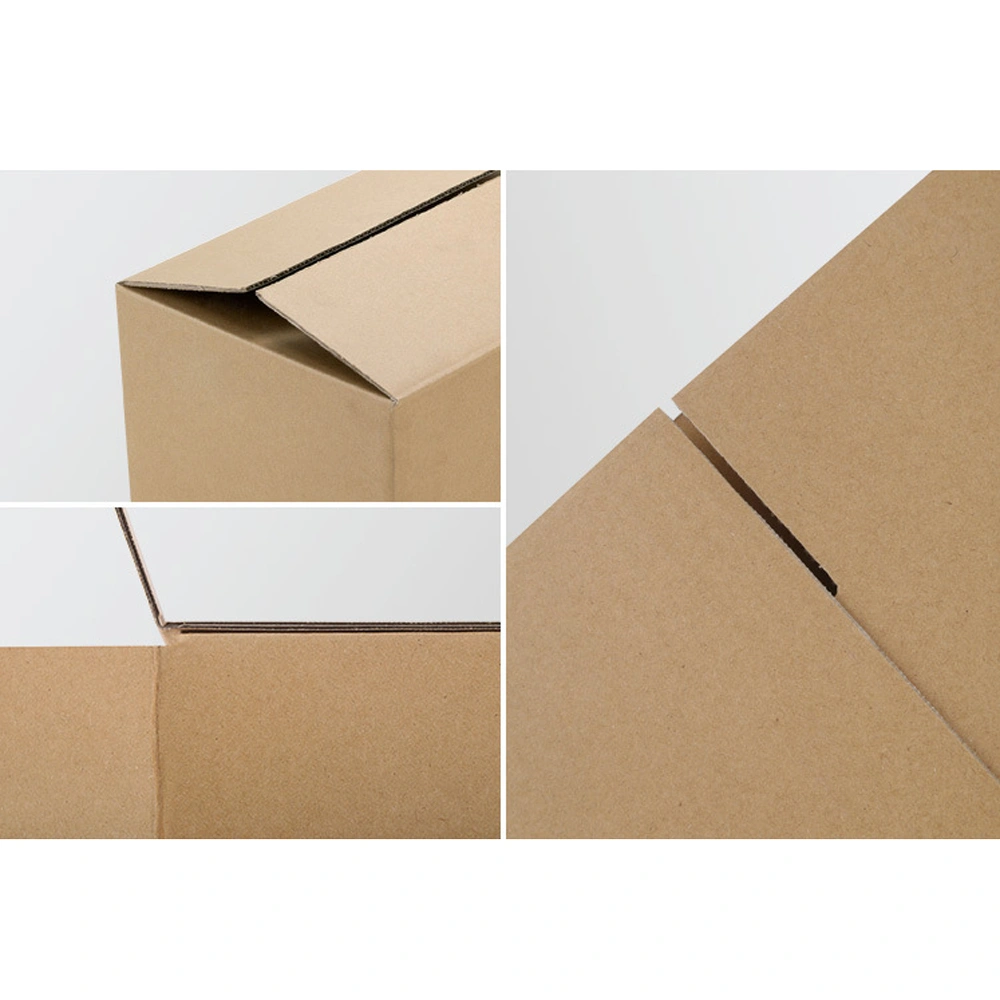 100 Corrugated Paper Boxes 6x6x6"(15.2*15.2*15.2cm)Yellow view 2