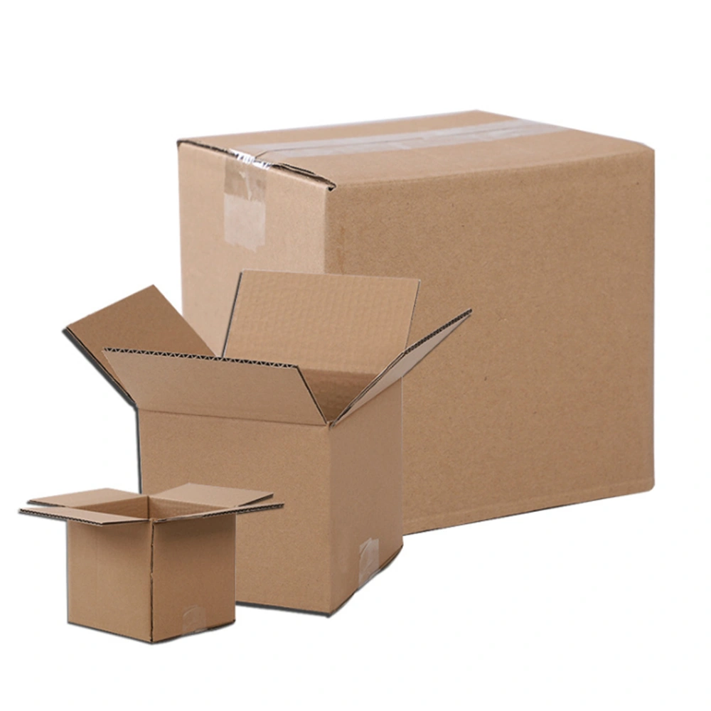 100 Corrugated Paper Boxes 6x6x6"(15.2*15.2*15.2cm)Yellow view 4