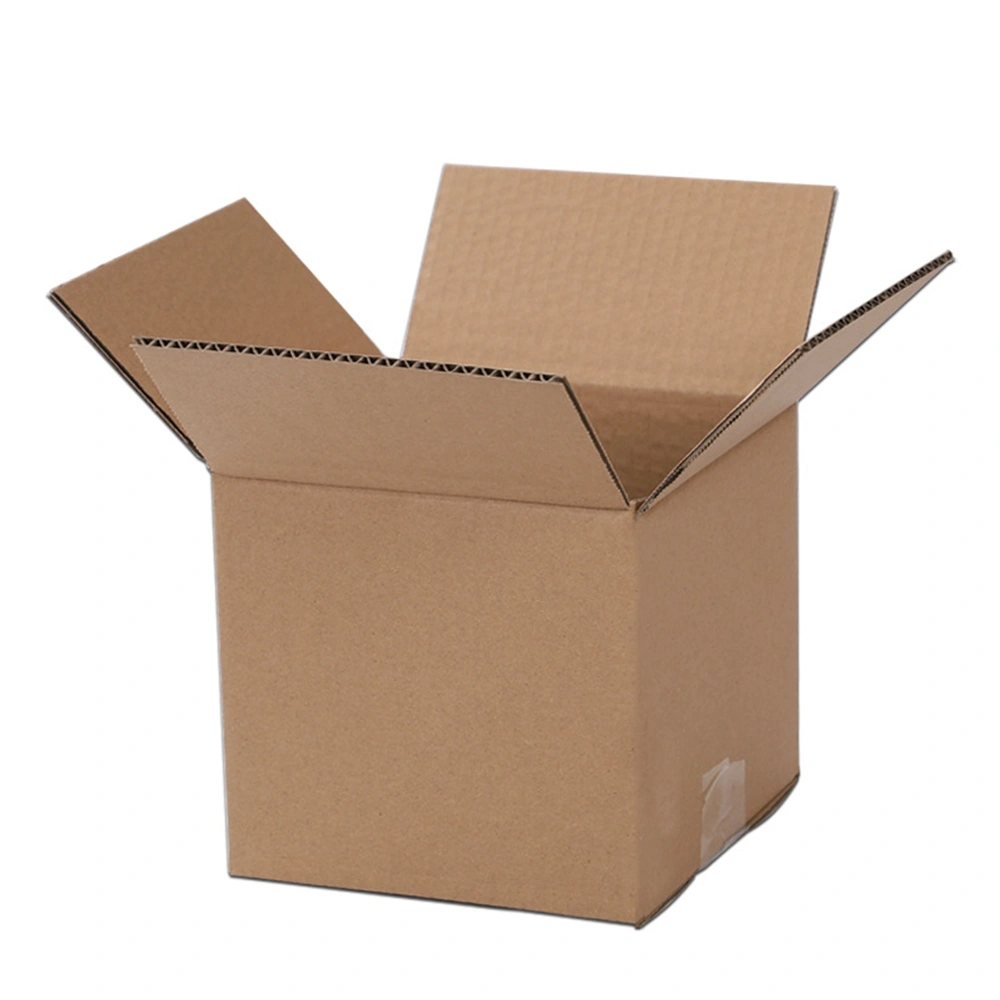 100 Corrugated Paper Boxes 6x6x6"(15.2*15.2*15.2cm)Yellow view 6