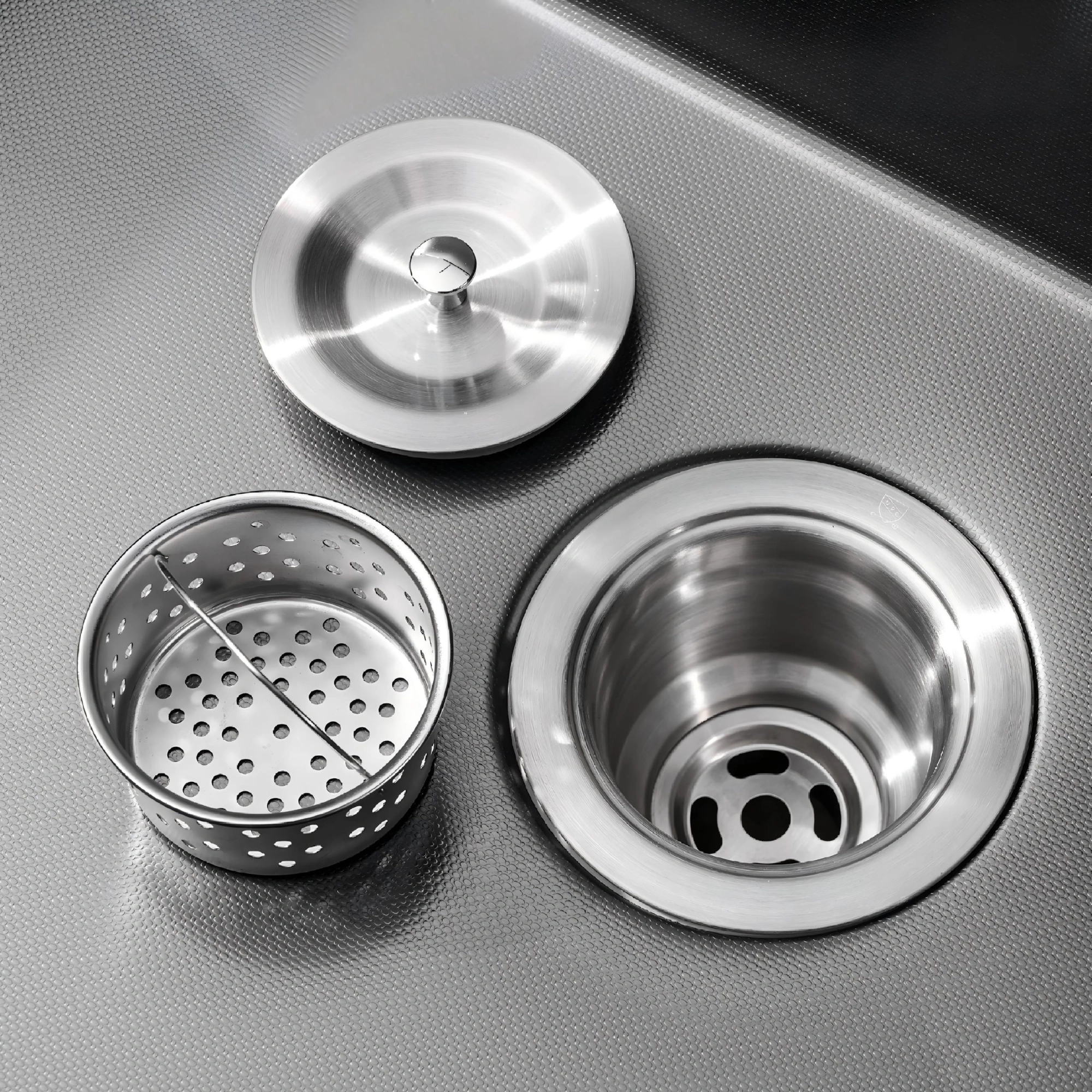 304 Stainless Steel Pull-Out Kitchen Sink 33"x22" Single Bowl Sink Black Whale Waterfall Dishwasher Accessories Sink view 15