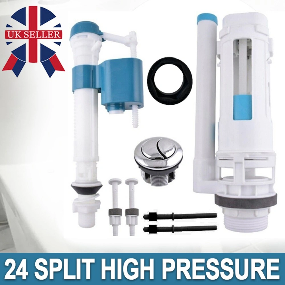 Universal Toilet Cistern Repair Kit for Dual Push Flush System with Fast UK Delivery