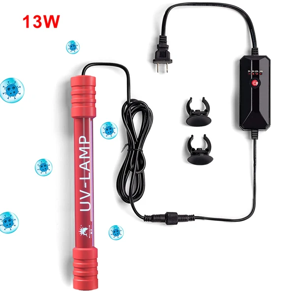 Aquarium Fish Tank Germicidal UV Light Sterilizer Pond Submersible Clean Lamp US(tk/temu self-pickup orders) view 4
