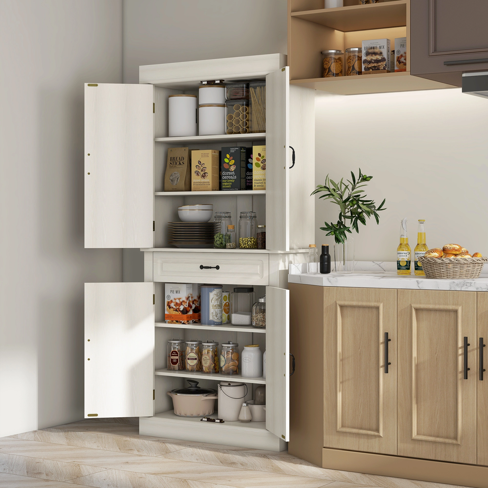 Kitchen Storage Cabinet(Not Supported non-defective remorse returns)