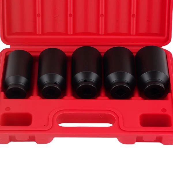 12 Point Impact Socket Set fit for VW Ford Renault 1/2" 30 32 34 35 36mm 5Pcs view 3