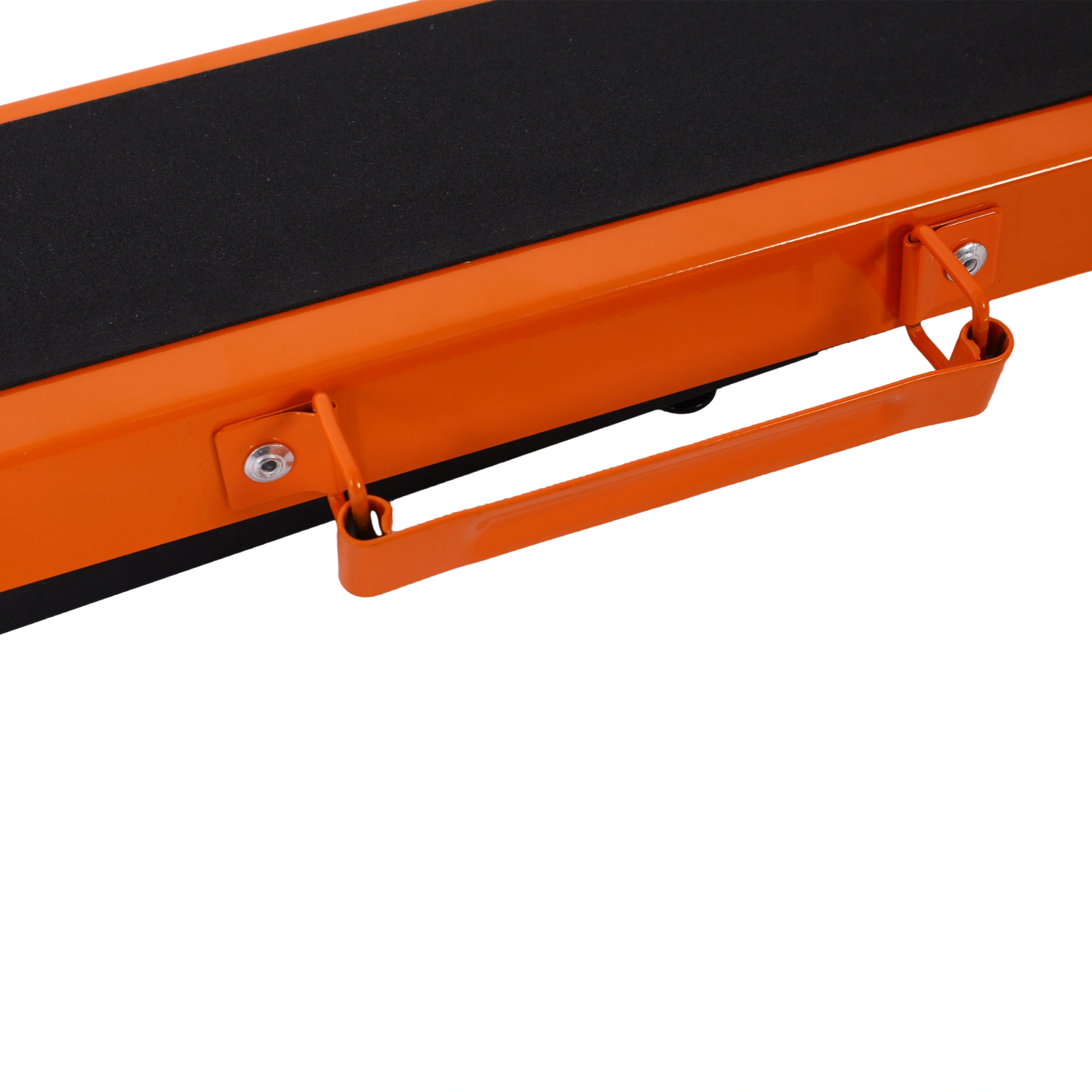 Saw Horses 2 Pack, Folding Portable Work Horse, Heavy Duty Steel with Fast Open Legs & Carry Handle, Orange/Black, Fully Assembled for Garage Workshop view 12