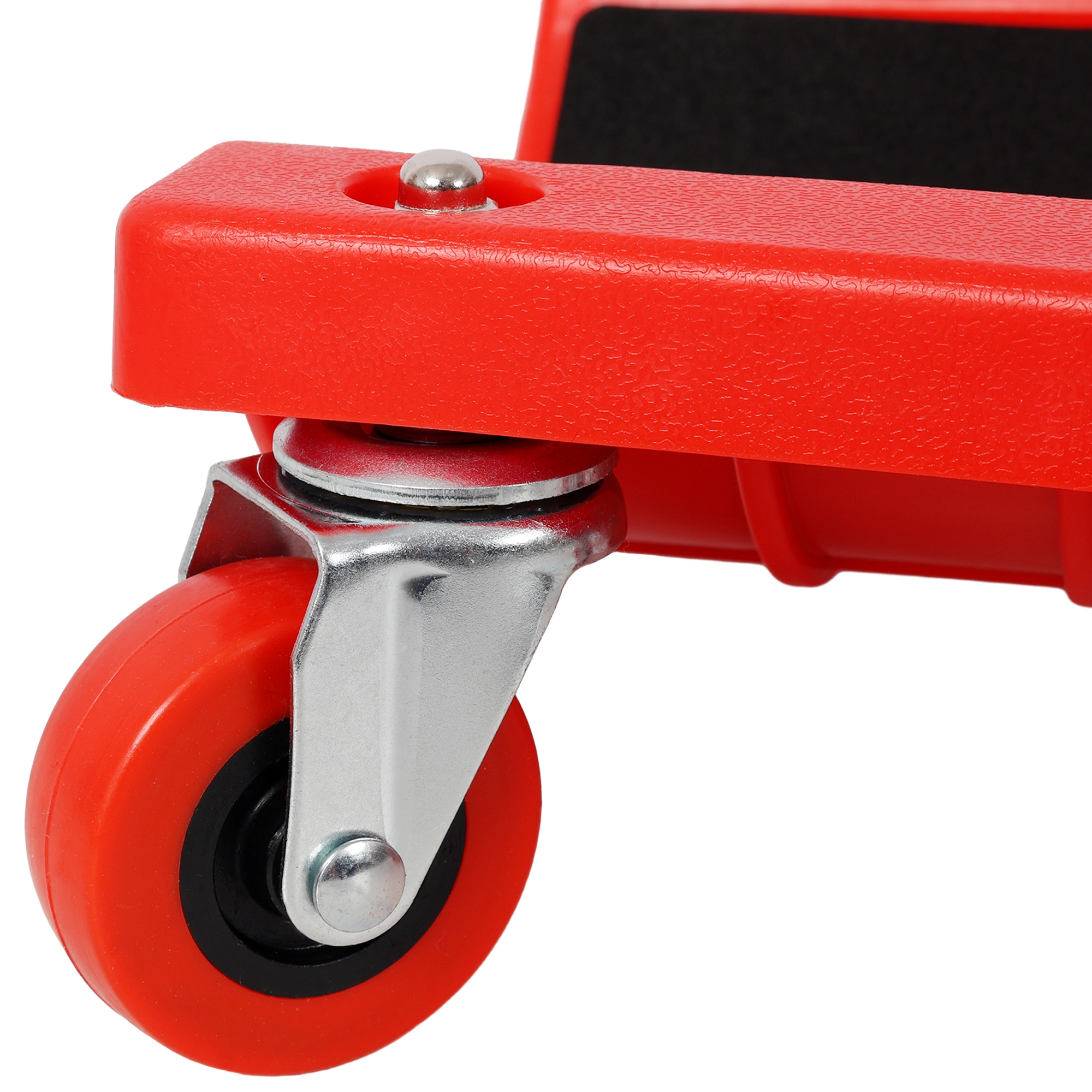 **Durable Rolling Knee Creeper with 360° Swivel Casters & Tool Tray - Red Workshop Garden Garage Knee Pads** view 6