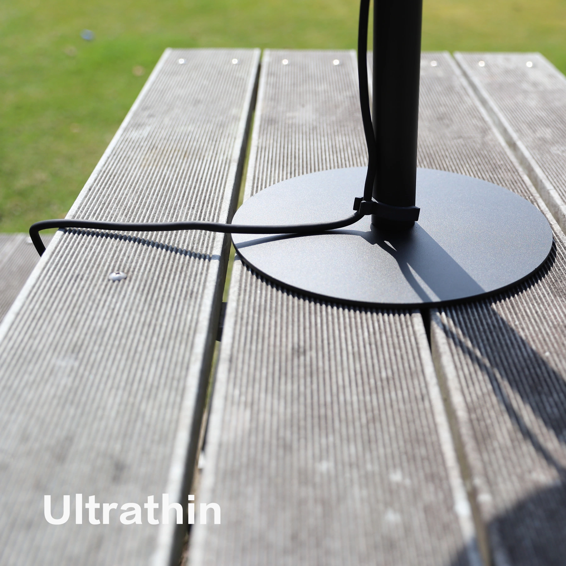 Outdoor Electric Infrared Patio Heater, Freestanding & Tabletop Heater, Model ZHQ1566-BT view 3