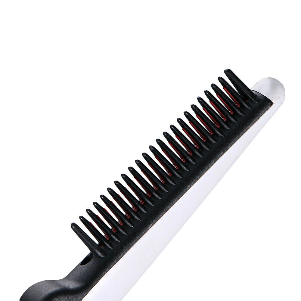 Fast Heated Electric Straight Hair Comb Beard Straightner Brush Styler For Men Women (Platform policies vary; relevant qualifications are attached via link, please do not list products without required qualifications) view 3