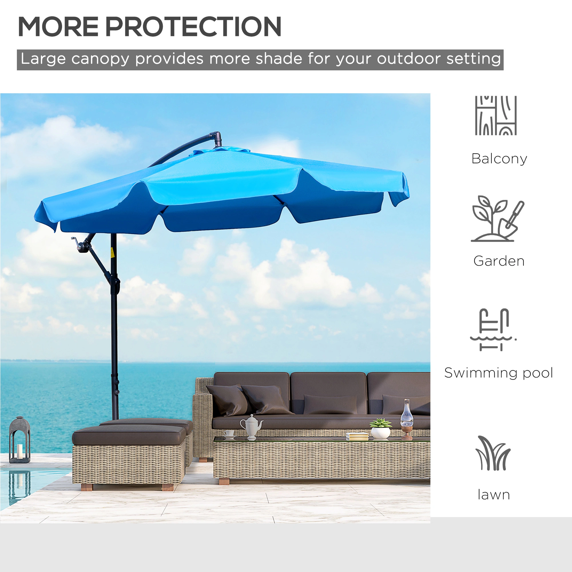 Premium Wall Mounted Umbrella Holder - Elegant Sturdy Floor Umbrella Stand with Drain Base for Home Décor