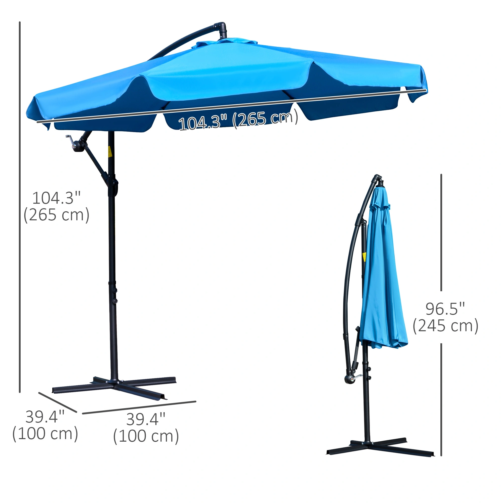 Premium Wall Mounted Umbrella Holder - Elegant Sturdy Floor Umbrella Stand with Drain Base for Home Décor view 2