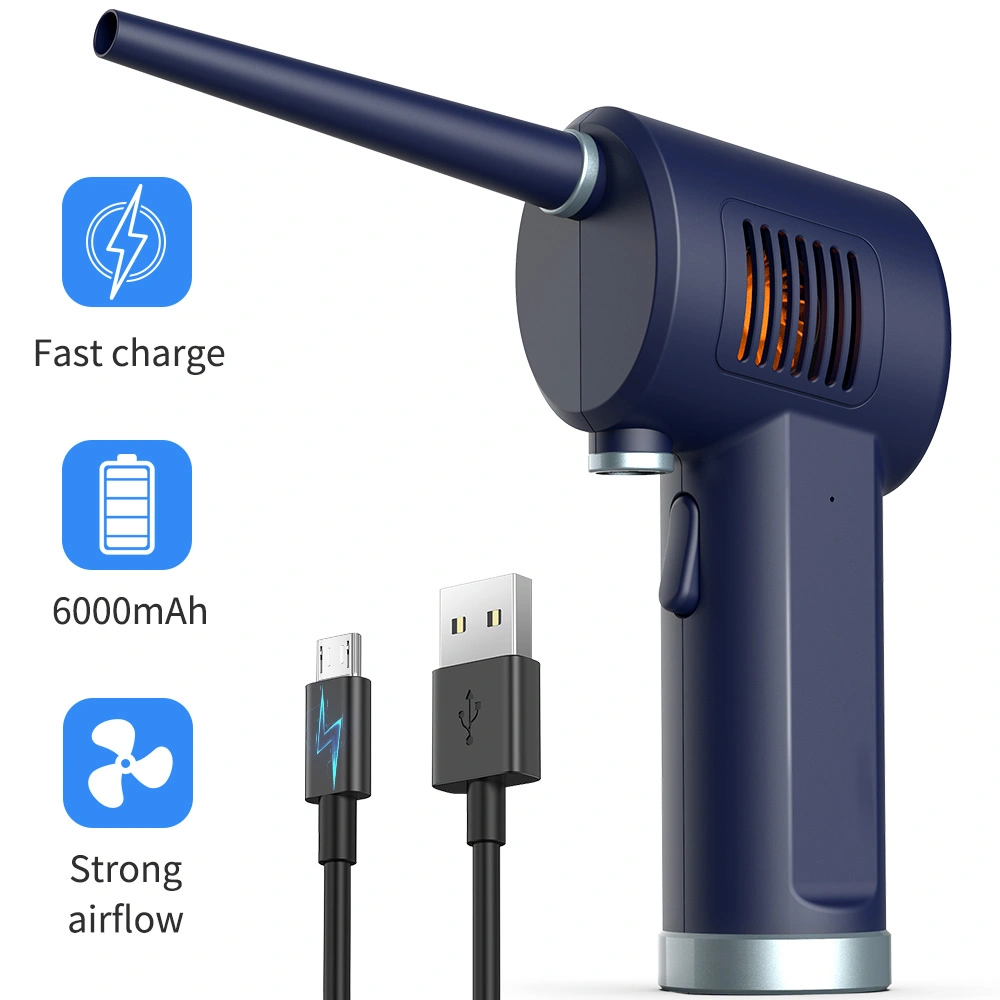 ABCProhibited Product on AmazonCompressed Air Duster, New Generation Canned Air, 33000 RPM Electric Air Can for Computer Keyboard Electronics Cleaning, 6000mAh Rechargeable Battery, Reusable Dust