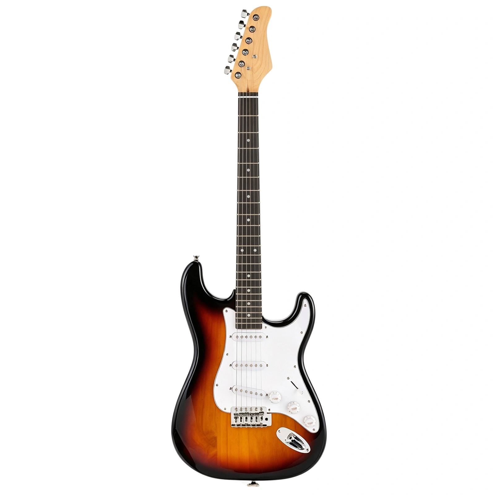 GST Electric Guitar Kit 39 inch with Black Pickguard, Sunset Gradient Finish, Full Accessory Set for Beginners view 3