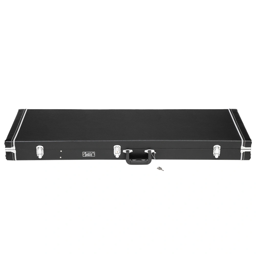 High Grade Electric Guitar Square Hard Case Flat Black view 3