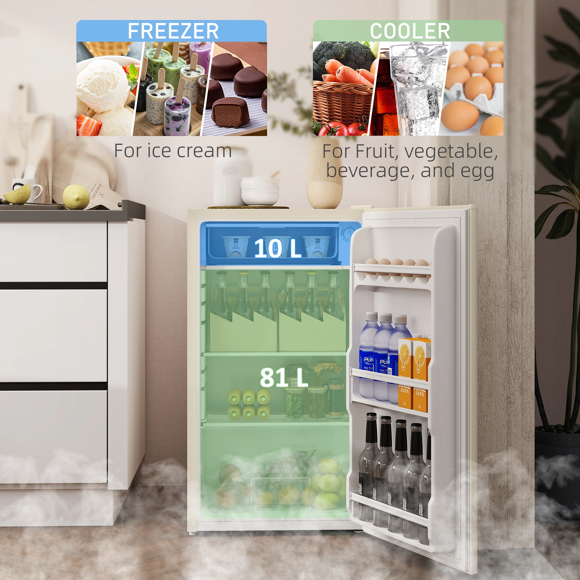Portable Skincare Fridge, Mini Cosmetic Refrigerator for Face Cream, Makeup, Beauty Products, USB Rechargeable, Quiet Operation, Pink view 3