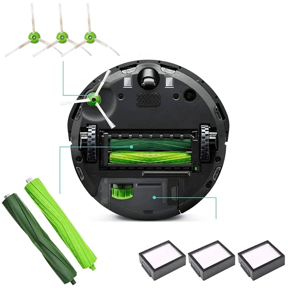 Replacement Brush Set for iRobot Roomba i7 i7+ i8 i4 i3 E5 E6 E7 Vacuum view 17