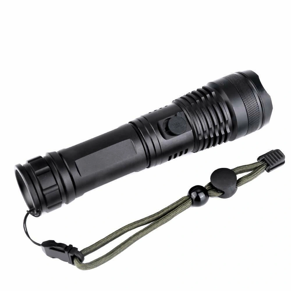 USB Rechargeable LED Flashlight 5-Mode Outdoor Camping Hiking Light Kit with Box view 5