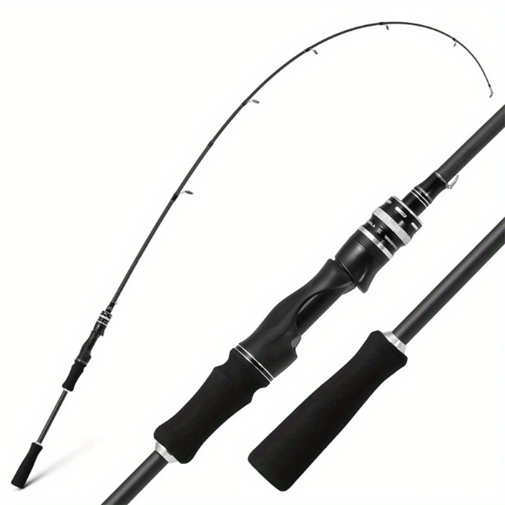 multi-purpose casting and spinning rod, carbon fiber design, with guide ring, ergonomic handle, suitable for seawater, light and sensitive, comfortable to hold