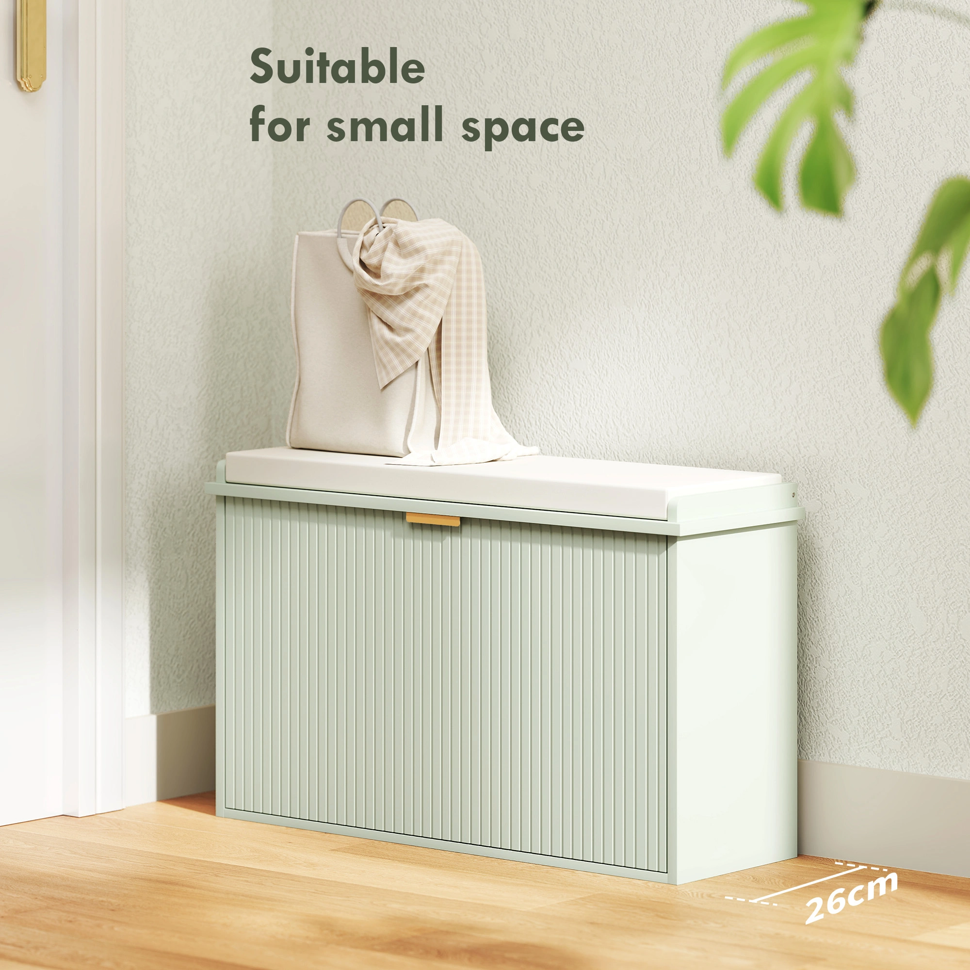 Shoe Storage Cabinet with Drawers, Multi-Layer Entryway Shoe Rack Organizer, Compact Hallway Shoe Cabinet for Home view 2