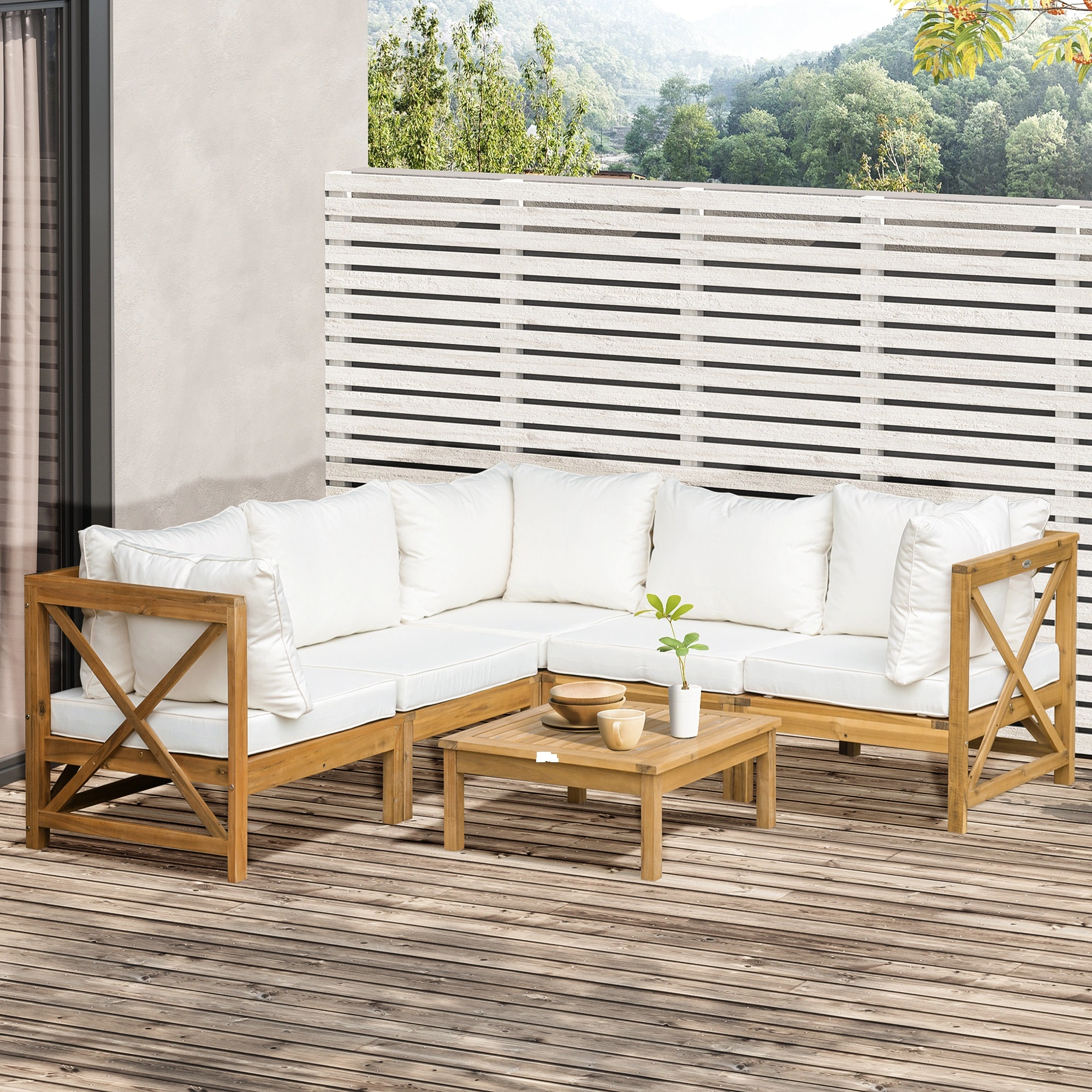 Compact Patio Furniture Bistro Set - 3 Piece Outdoor Café Table & Chairs for Balcony