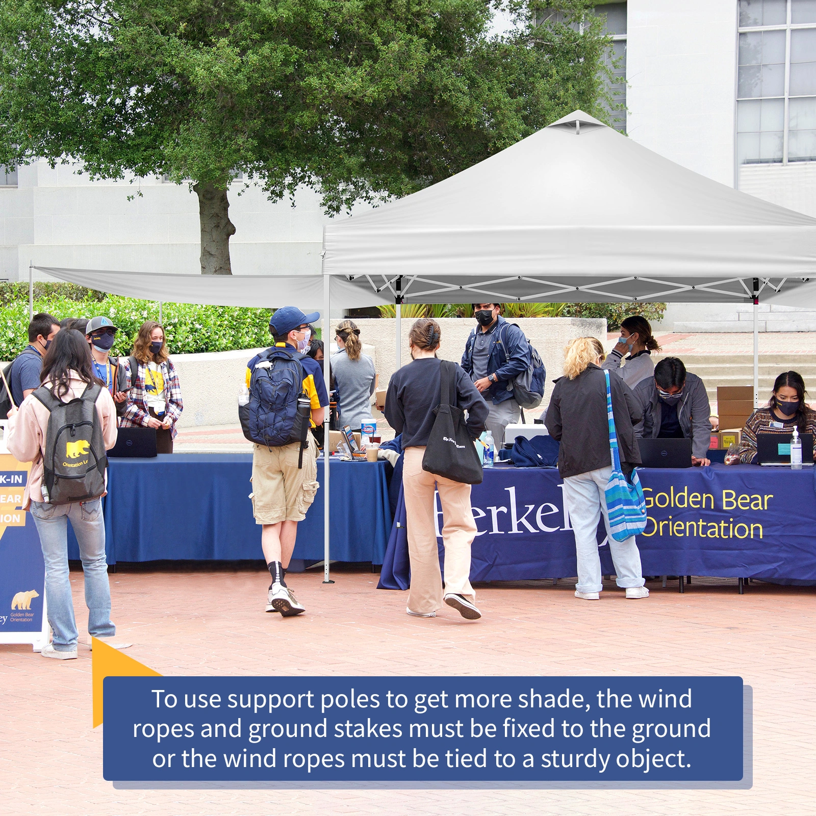 10x10FT Pop Up Canopy Tent with 2 Sidewalls, Outdoor Party Shelter Canopy for Events view 17
