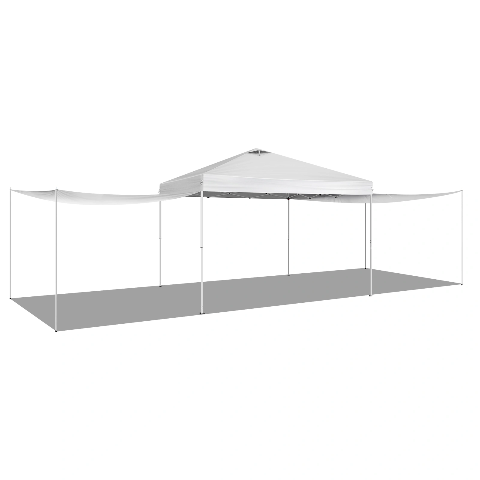 10x10FT Pop Up Canopy Tent with 2 Sidewalls, Outdoor Party Shelter Canopy for Events view 5