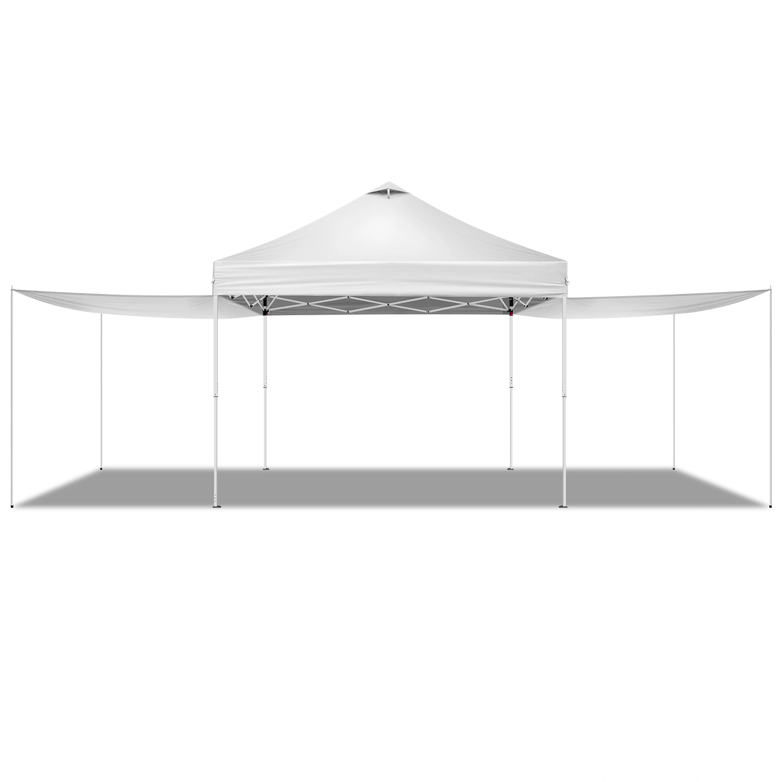 10x10FT Pop Up Canopy Tent with 2 Sidewalls, Outdoor Party Shelter Canopy for Events view 8