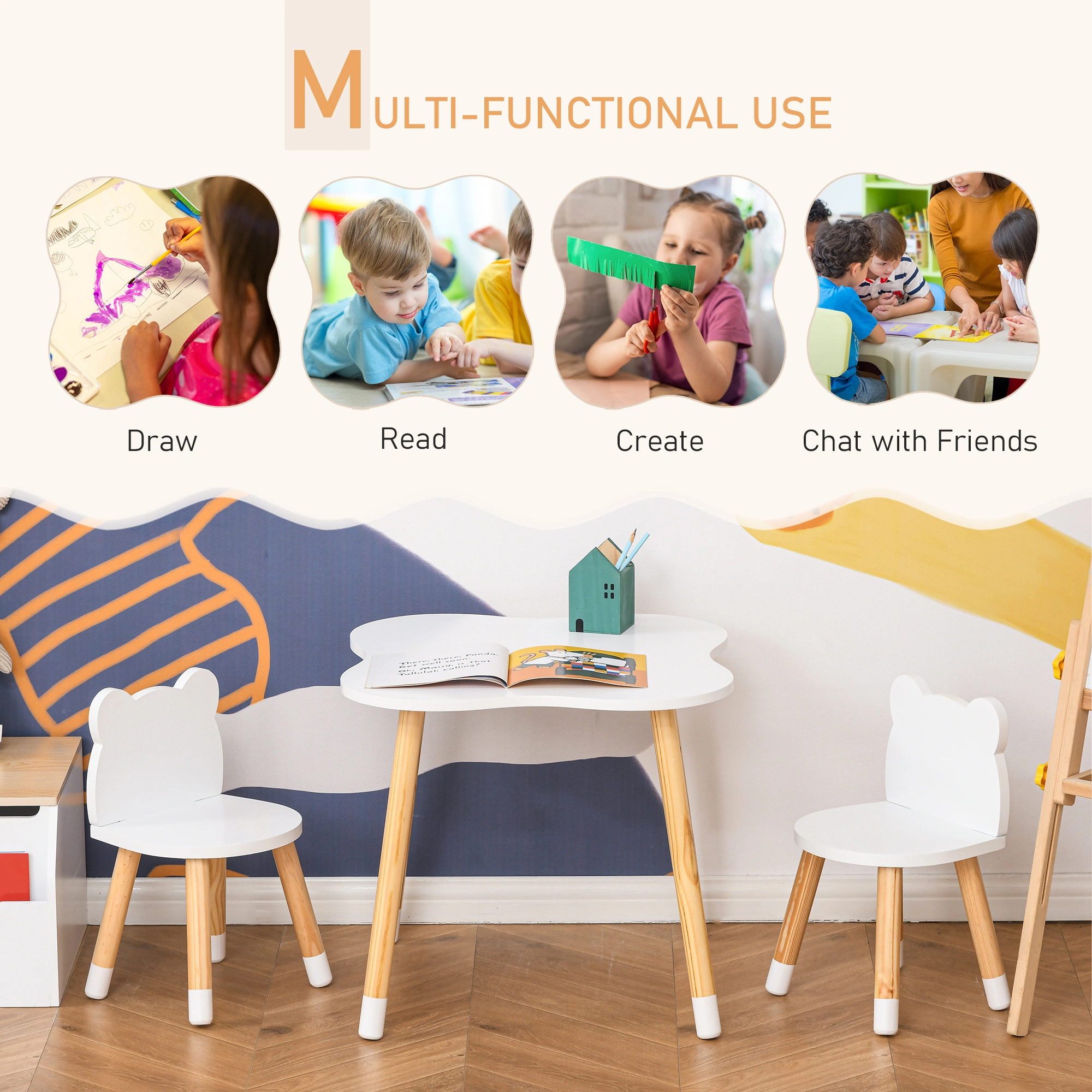 Kids Desk and Chair Set view 3