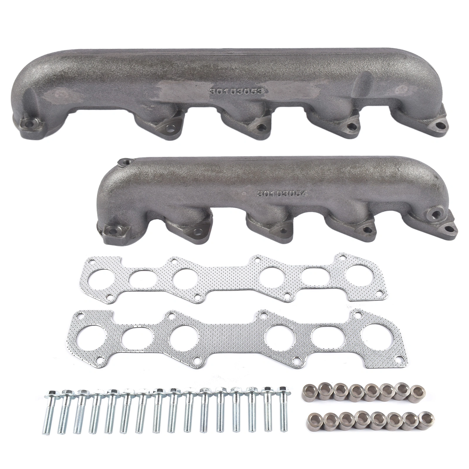 002560CASTF Upgraded Manifold Kit + Hardware Fit for Ford 6.0 Powerstroke 6.0 03-07
